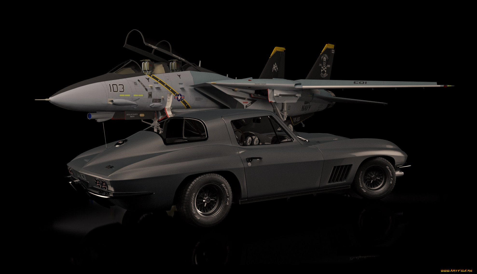 , corvette, 
